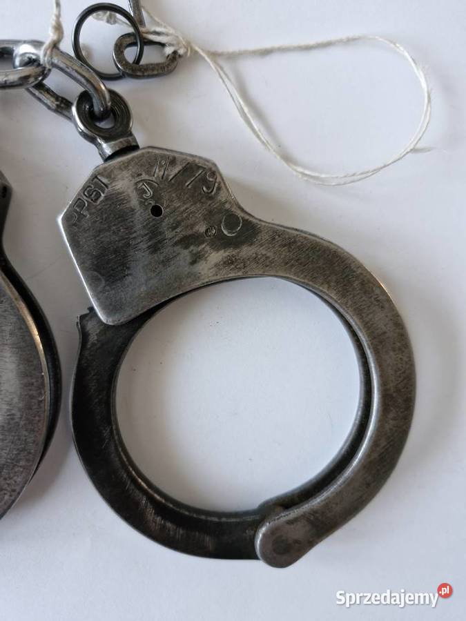 Milicja MO kajdanki sygnowane PPST podkarpackie Rzeszów sprzedam