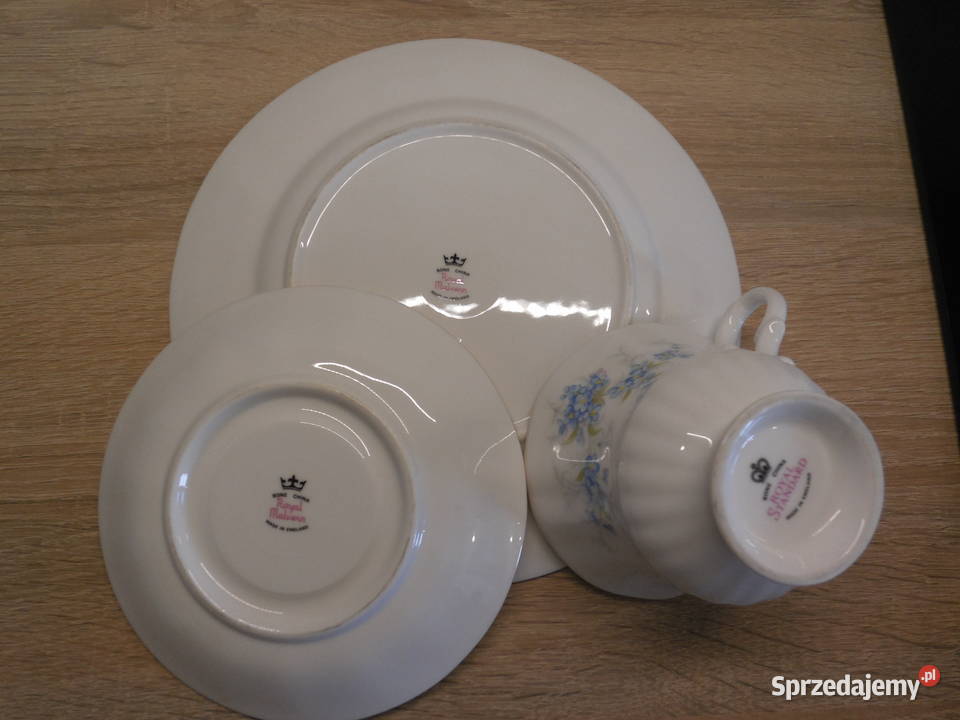 ANGLIA Royal Bone China Zestaw śniadaniowy Trio sprzedam