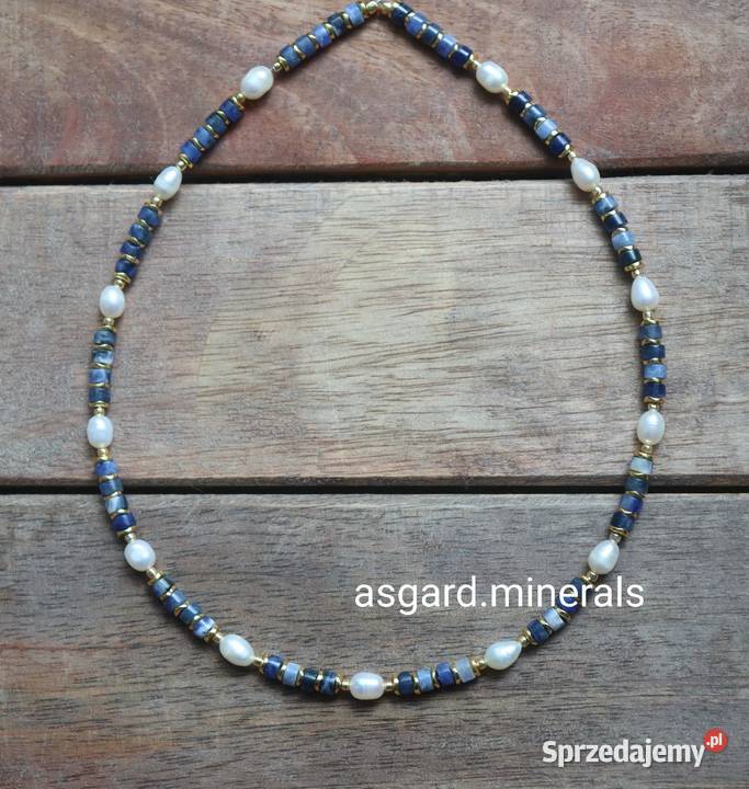Naszyjnik amulet spokoju perły naturalne Naszyjniki Poznań