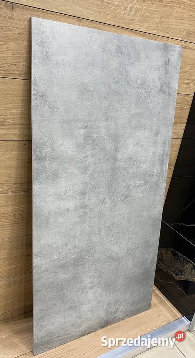POGRUBIONY SZARY gres 120x60 podbarwiany w masie sprzedam