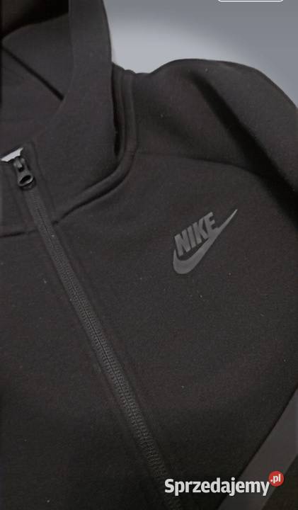Oryginalna Bluza Nike Tech Fleece Junior Rozmiar czarny Wrocław