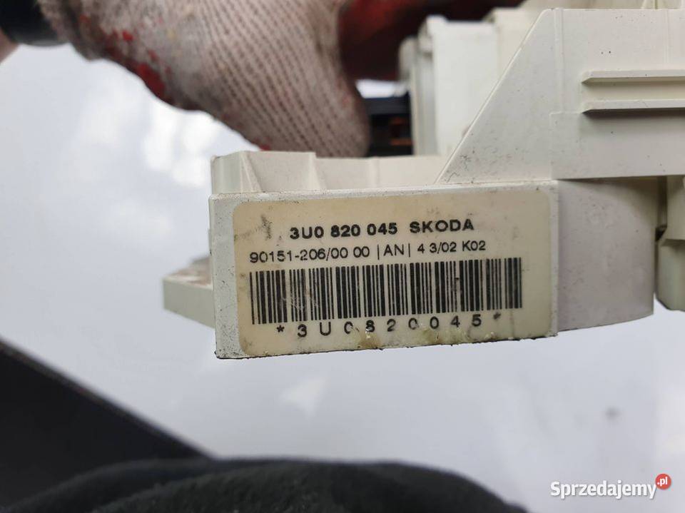 PANEL KLIMATYZACJI SKODA SUPERB I 3U0820045 Lipno