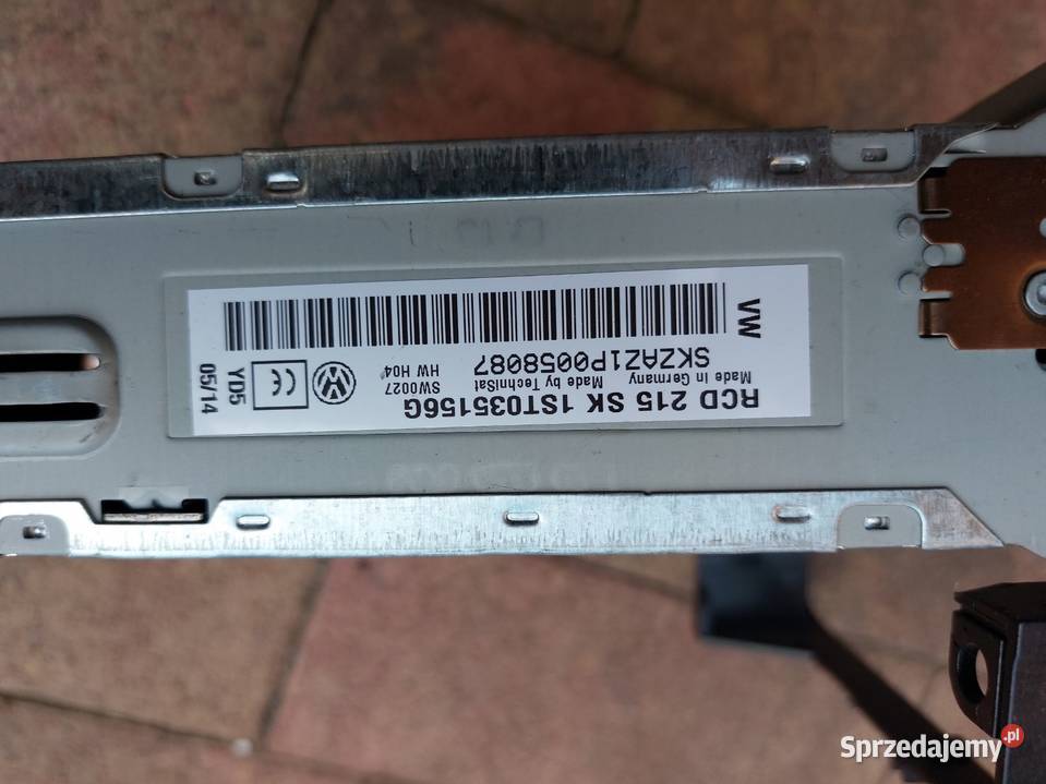 RADIO CD SKODA CITIGO 1ST035156G BEZ KODU Skwierzyna