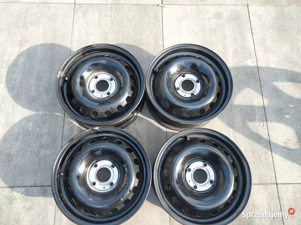 4x felgi stalowe 14 4x100 RENAULT clio 2 kangoo lubelskie Dęblin sprzedam