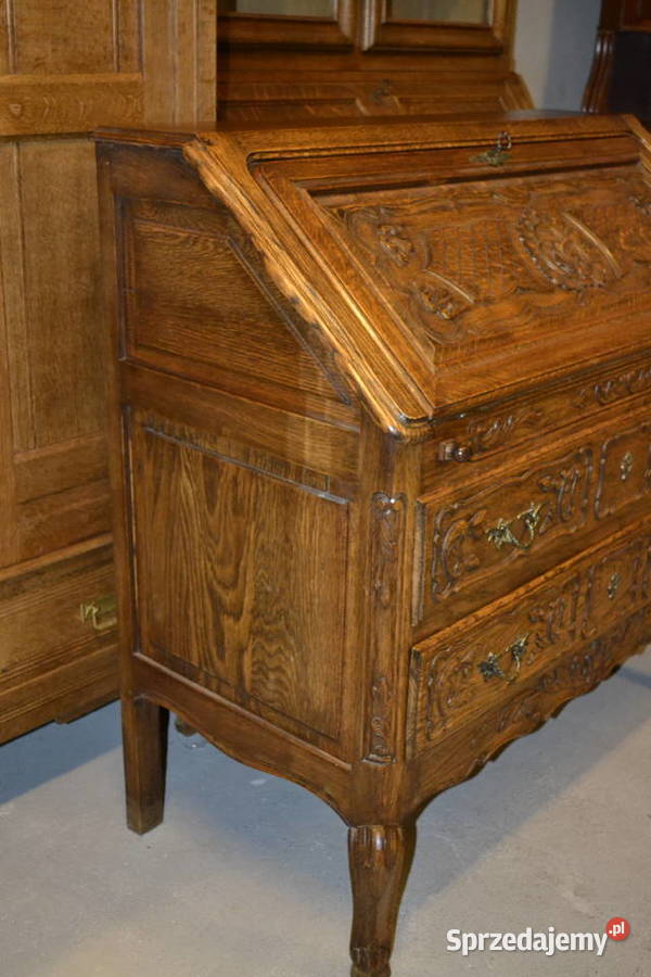 sekretarzyk ludwikowski lity dąb 2 Meble Meble