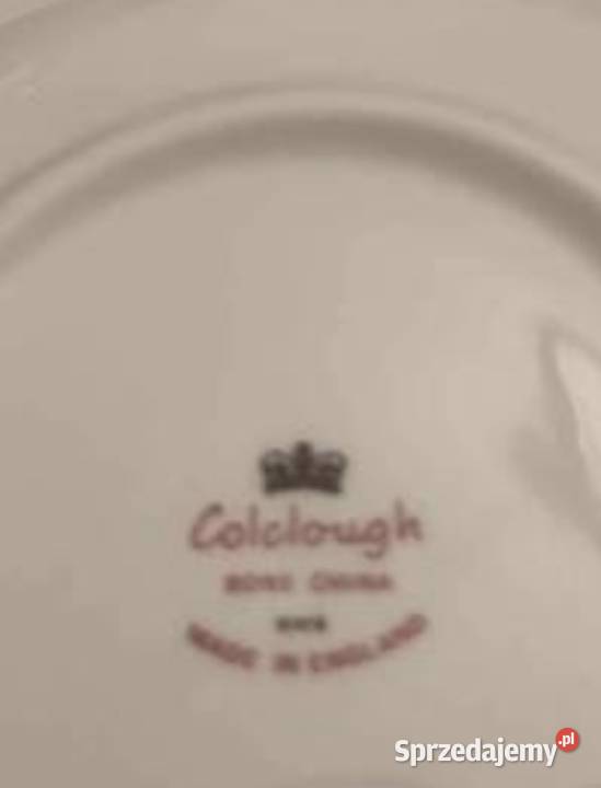 Colclough Yellow TALERZ DESEROWY Vintage Roses Pabianice sprzedam