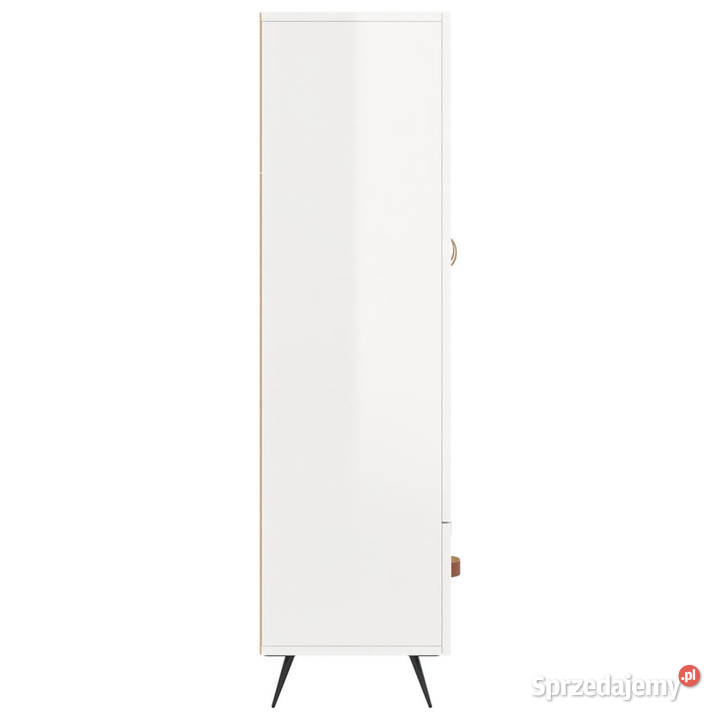 Wysoka szafka biała z połyskiem 695x31x115 sprzedam