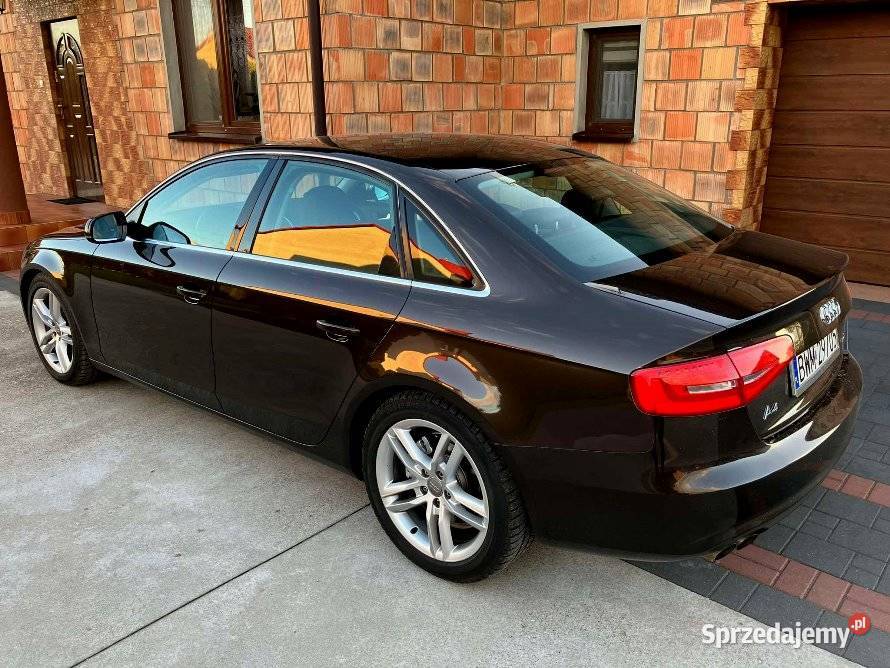 Audi A4 B8 Lift 20 TDISLine Stan Idealny 2013 elektryczne lusterka Wysokie Mazowieckie