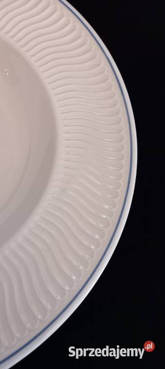 Talerz obiadowy Villeroyboch Filet Bleu Chełm