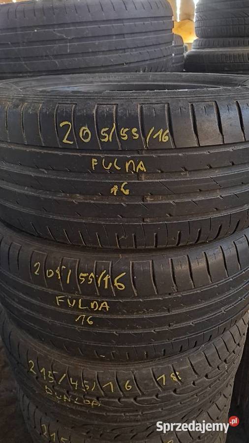 20555R16 opony letnie Fulda Bielsk Podlaski sprzedam