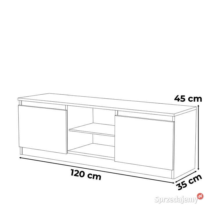 Szafka Rtv Stojąca 120 Duo Nowoczesny Stolik Pod Elbląg sprzedam
