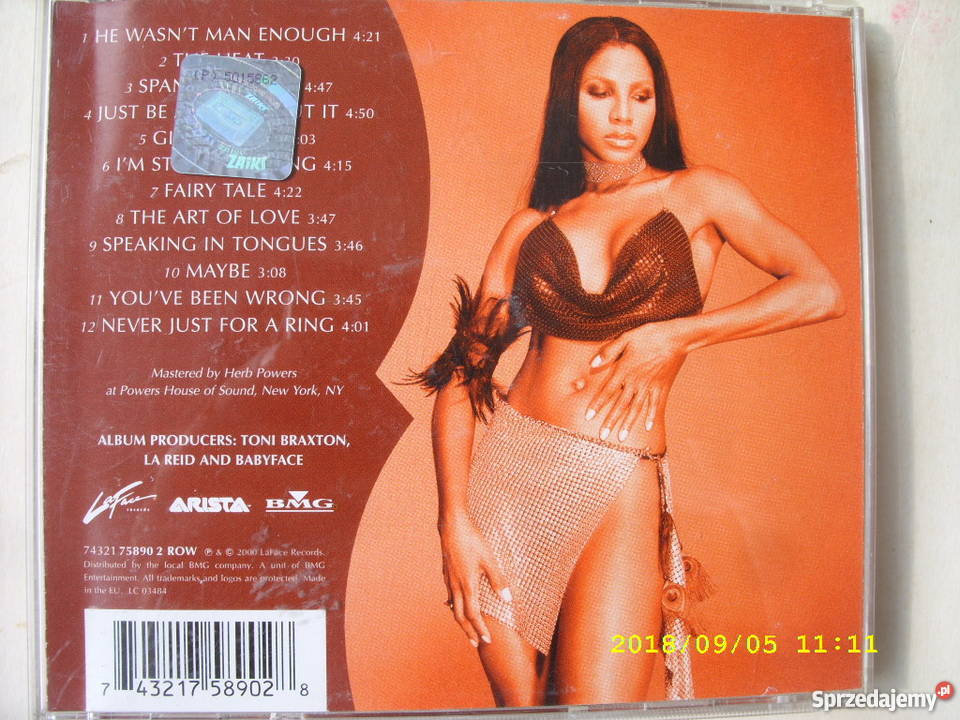 POP TONI BRAXTONThe heart plyta CD pop Wołów