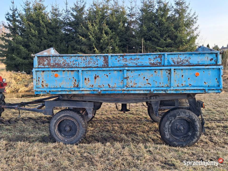 Przyczepa wywrotka d47 nieuszkodzony Rzgów