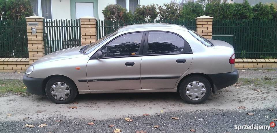 Daewoo Lanos 14 8V 2004r Klimatyzacja przebieg Sedan / Limuzyna łódzkie