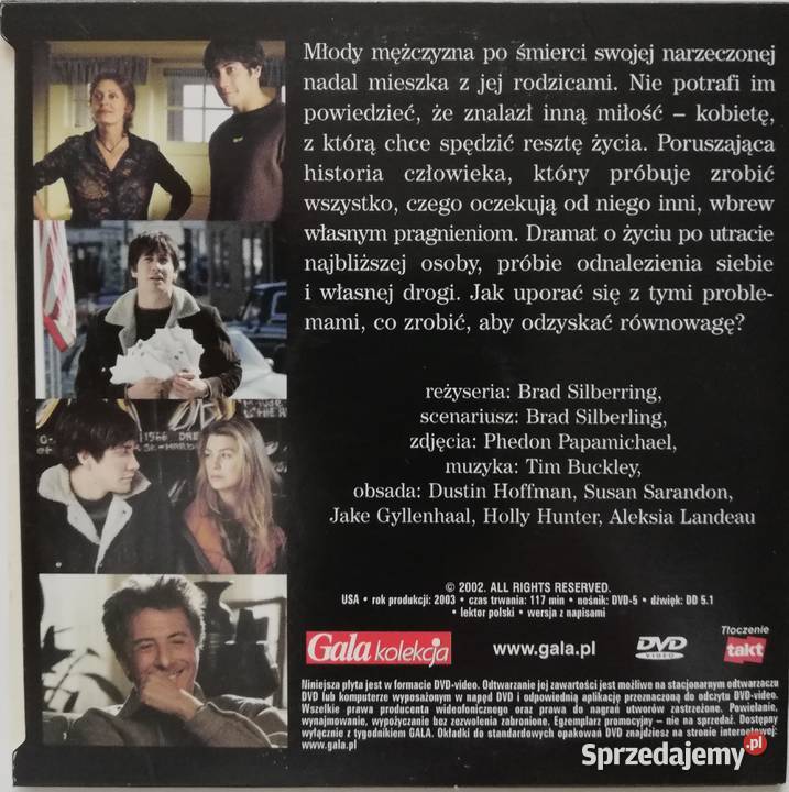 Mila księżycowego światła DVD Jake Gyllenhaal D Łódź