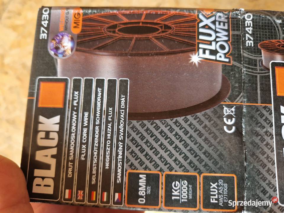 DRUT SPAWALNICZY SAMOOSŁONOWY 08 1000g FLUX Głogowa sprzedam