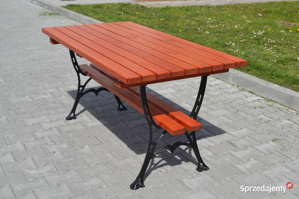 Stół ogrodowy kawowy W047 żeliwo podkarpackie Miejsce Piastowe