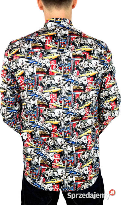 DANIEL BESSI Koszula Męska Fb055 Aktorzy Auta Ostrów Wielkopolski