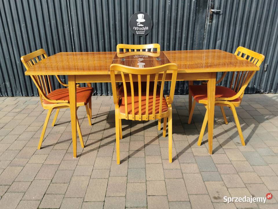 Stół JITONA krzesła TON proj L Volk Pogórze