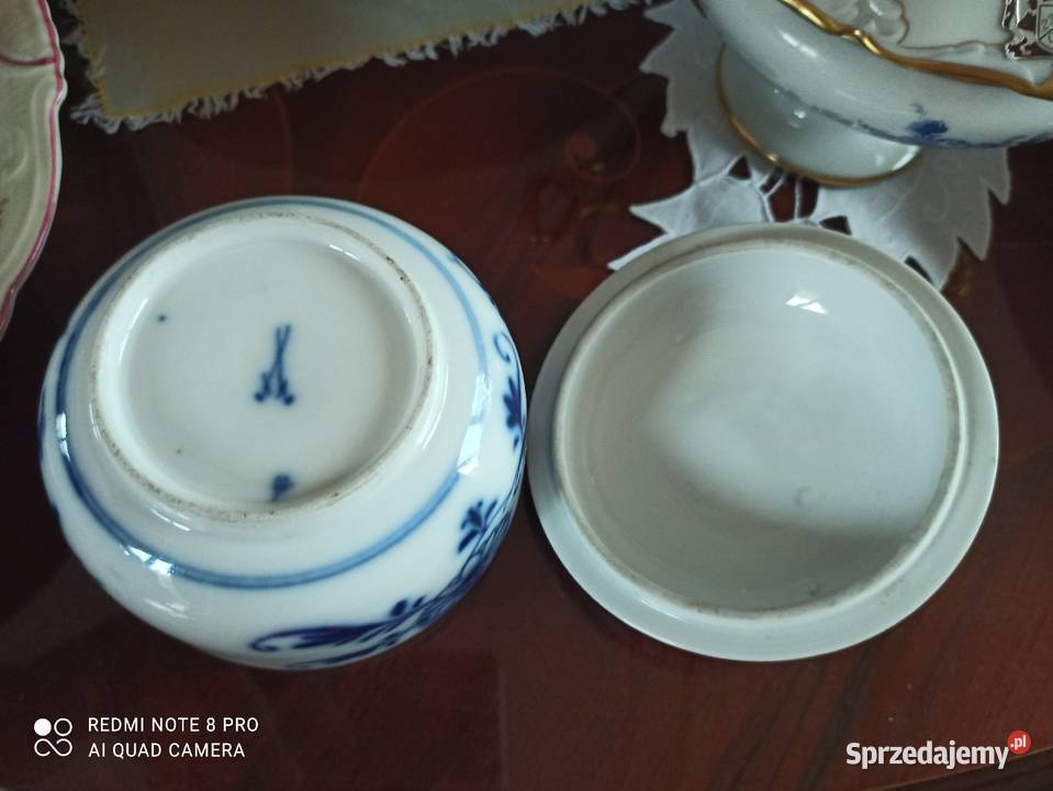 Dzbanek Meissen Miśnia Wzór cebulowy Gdańsk