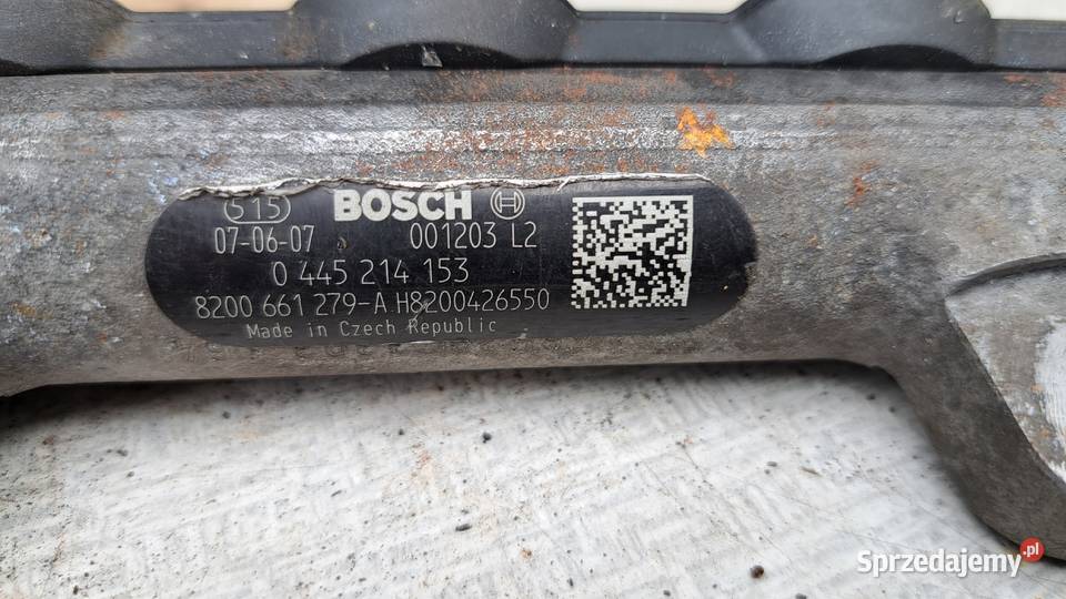 Listwa wtryskowa 20dci vivaro trafic h8200426550 Częstochowa sprzedam