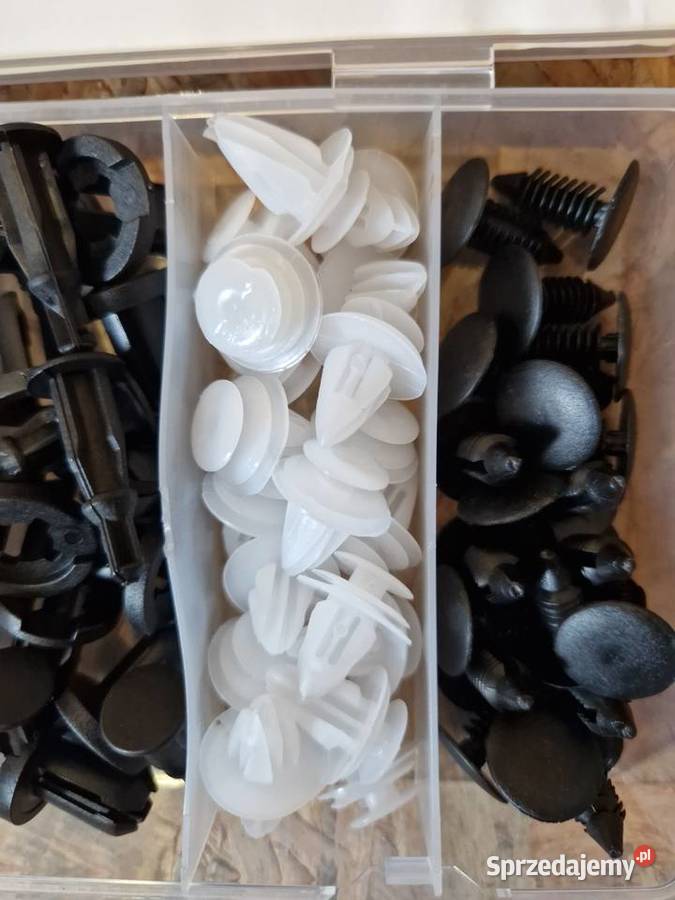 ZESTAW SPINEK SAMOCHODOWYCH KOŁKÓW KLIPSÓW 100 wielkopolskie Głogowa