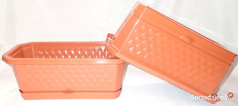 Skrzynka balkonowa DIAMANTE Doniczka szeroka 39 Siewierz sprzedam