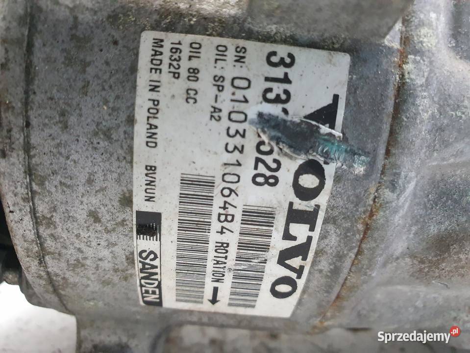 SPRĘŻARKA KLIMATYZACJI Volvo S60 II V60 20 D4 Chełm sprzedam