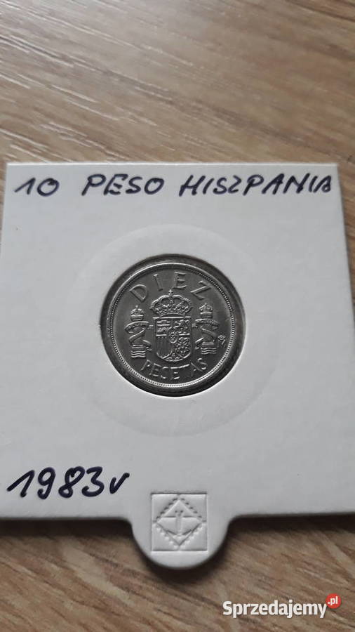10 Peset Hiszpania 1983 r