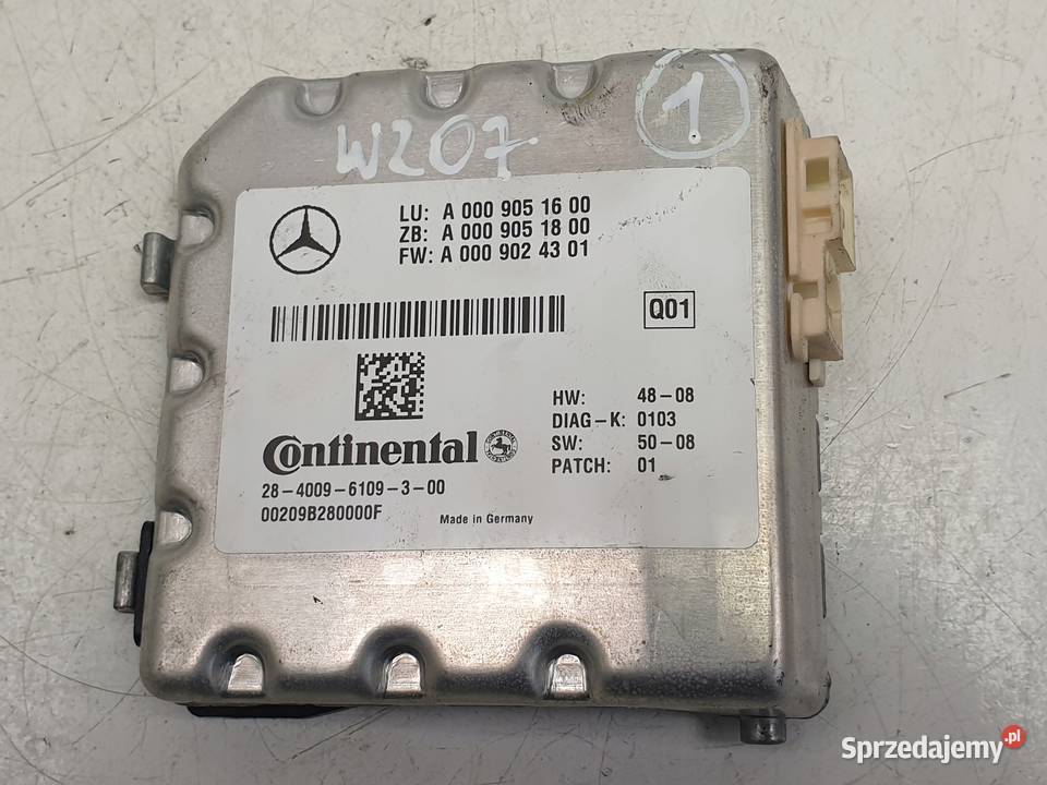 Mercedes W207 Coupe MODUŁ KAMERA PRZÓD