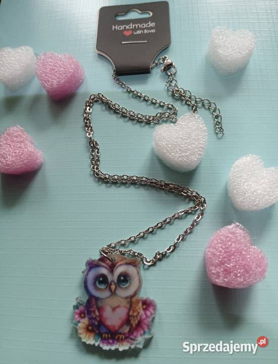 Naszyjnik sowa Naszyjniki Gliwice