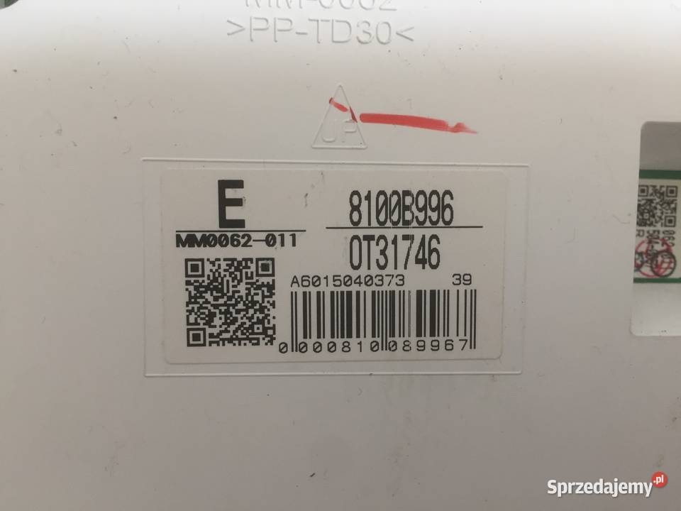 Zegary Licznik MITSUBISHI L200 8100B996 2016r zachodniopomorskie Darłowo