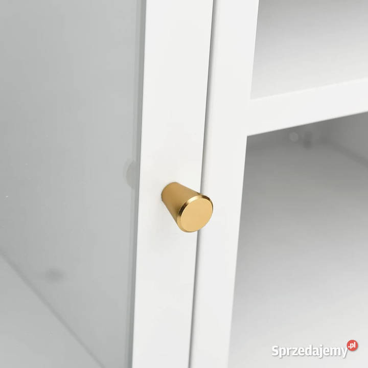 Szafka pod telewizor biała 105x35x52 stal i Warszawa