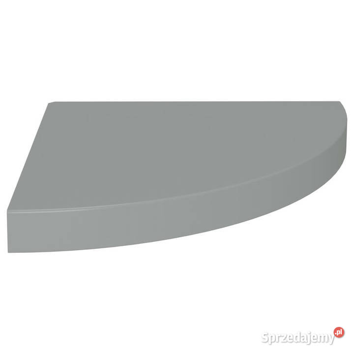 Narożne półki ścienne 4 szare 35x35x38 MDF mazowieckie Warszawa