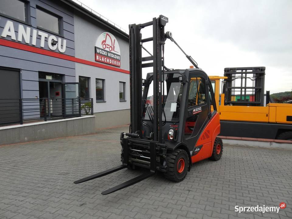 Gazowy wózek widłowy Linde H25T02 Pozycjoner Mogilany