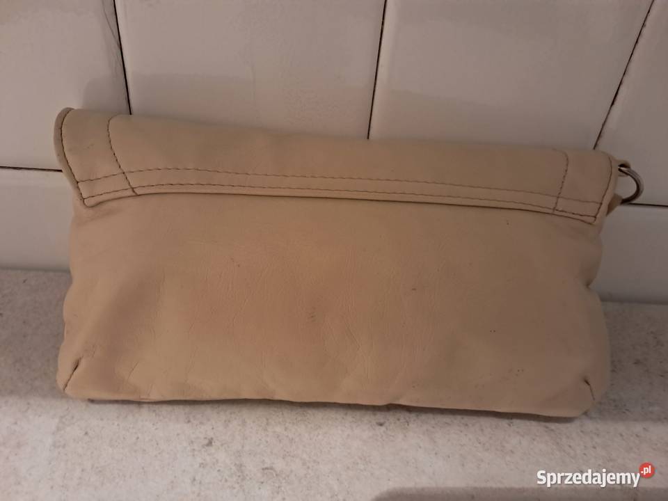 Torebka damska małakopertówka beżowa do 24cm Kraków