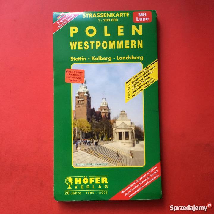 900 Sześć Map Polski Antykwariat Szczecin