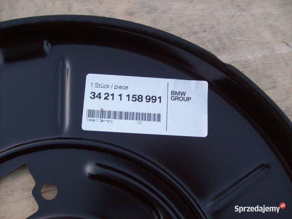 BMW E36 E46 Oslona tarczy hamulcowej tylna lewa Mińsk Mazowiecki
