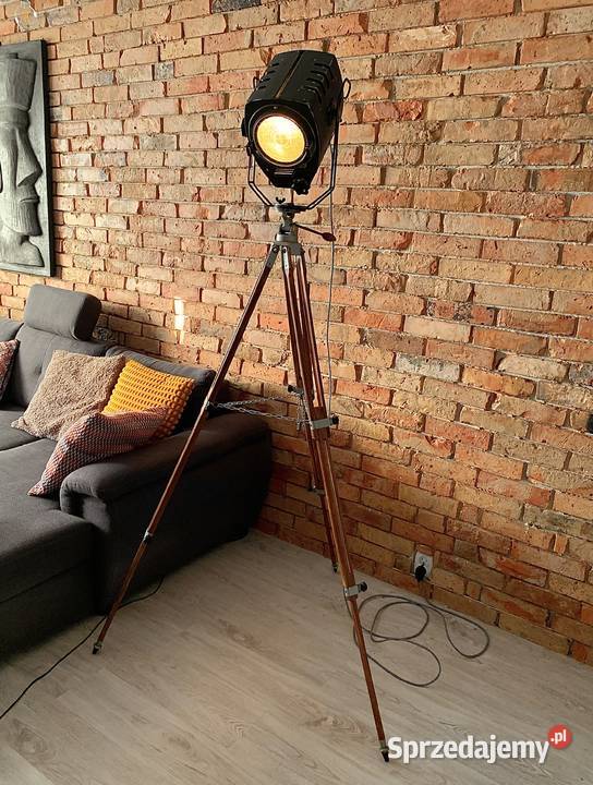Lampa LOFT VINTAGE zabytek teatr lata 70 Poznań