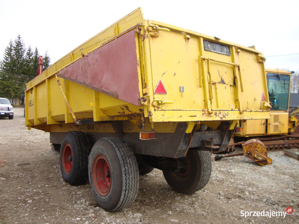 przyczepa Velsa ładowność 12 ton tandem Czaplinek