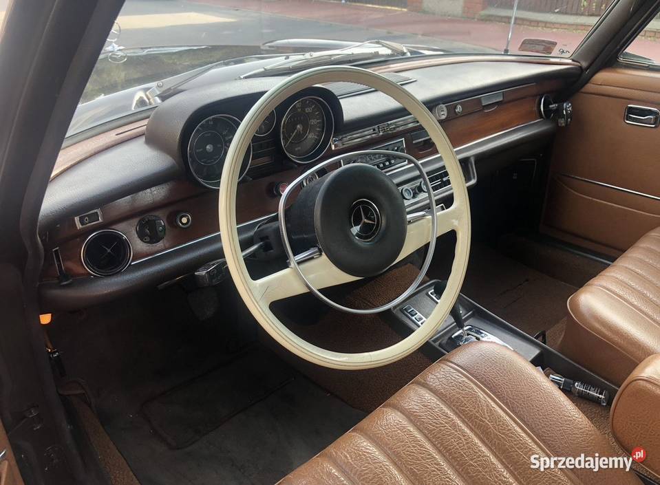 Mercedes W108 45V8 klima Zołte tablice