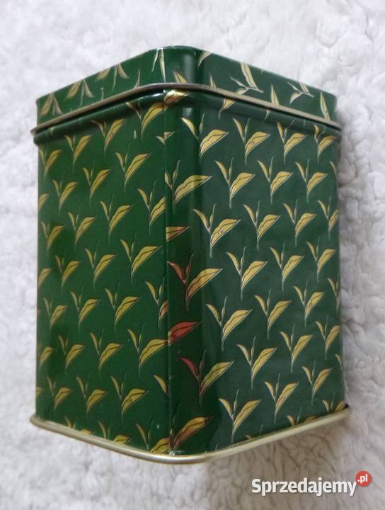 Metalowa puszka do herbaty 100 g mazowieckie