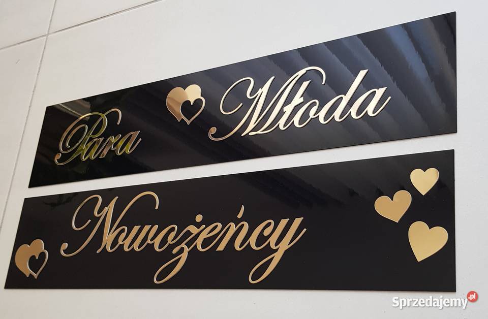 Tablice ślubne na rejestrację Częstochowa sprzedam
