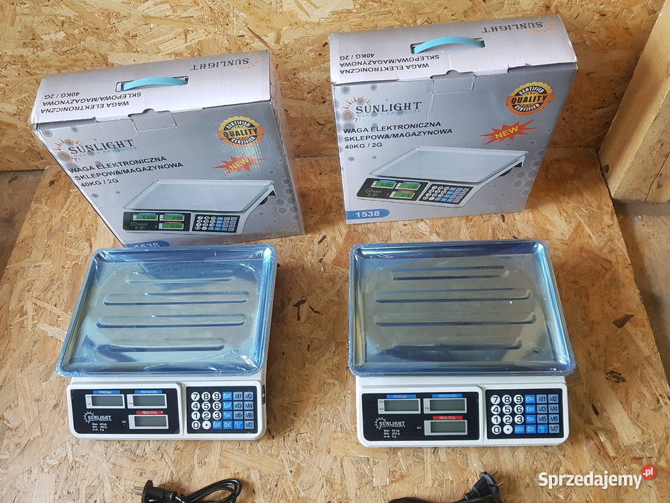 Waga sklepowa z udźwigiem do 40 sunlight 2 g Głogowa sprzedam