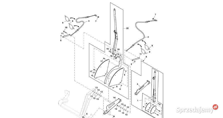 John Deere 960 Przewód DC213456 Hamulce wielkopolskie Jastrzębniki sprzedam