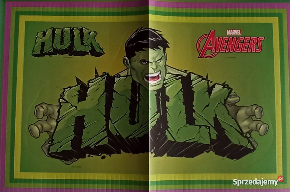 Naklejki Nalepki Hulk Avengers 290 Naklejek