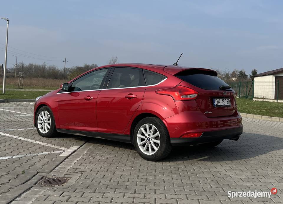 Ford Focus 15 EcoBoost Titanium ASS Red Candy dolnośląskie Wrocław