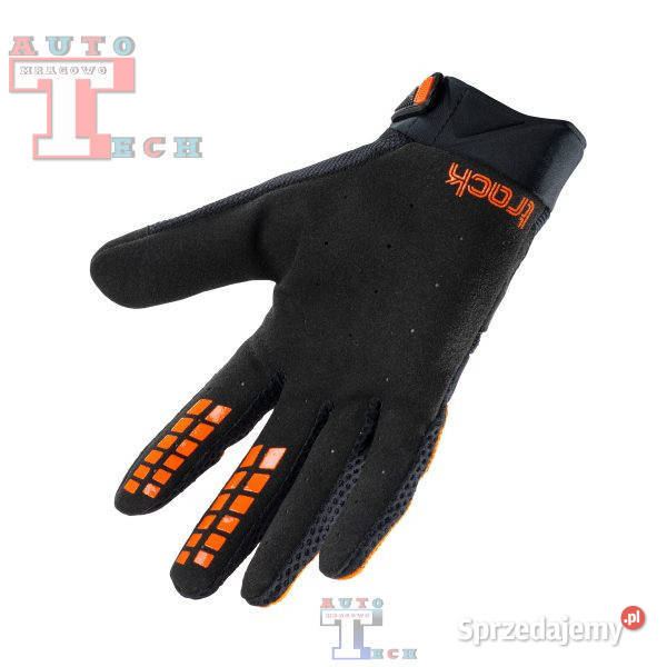 RĘKAWICE CROSS ENDURO KENNY TRACK Black Orange Mrągowo