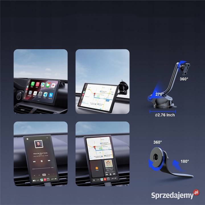 MONITOR SAMOCHODOWY 9 CARPLAY ANDROID AUTO śląskie Zawiercie