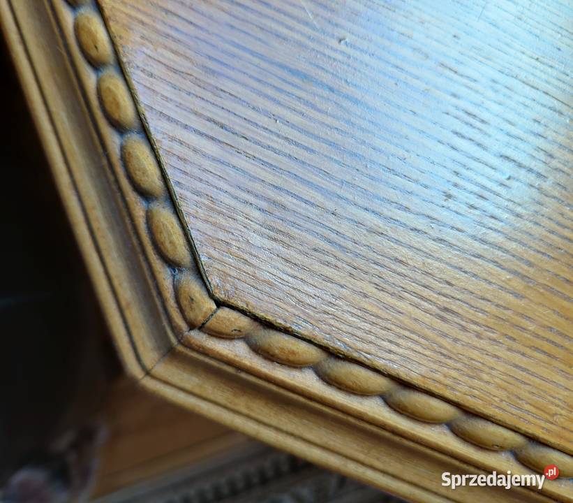 Brązowy stolik kawowy stół stoliczek retro Szczecin